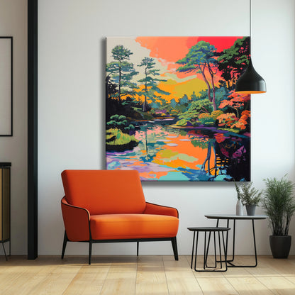 Jungle Frenzy Canvas Print Robussi