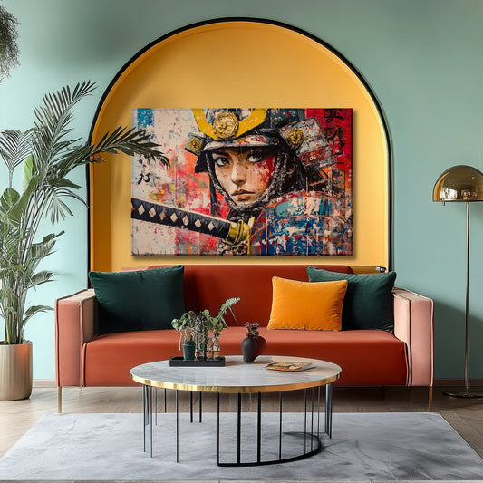 Lady Blade Canvas Print Robussi