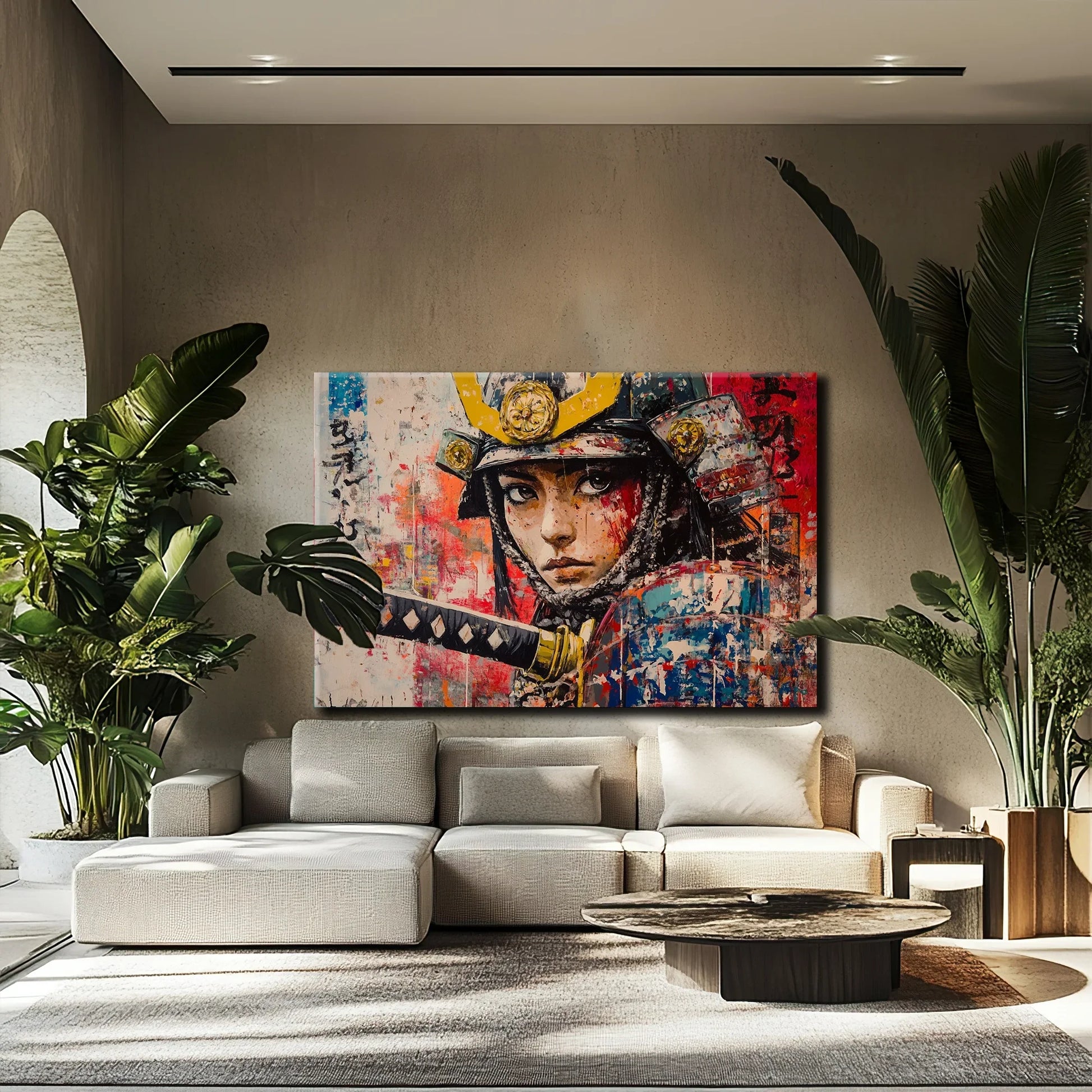Lady Blade Canvas Print Robussi