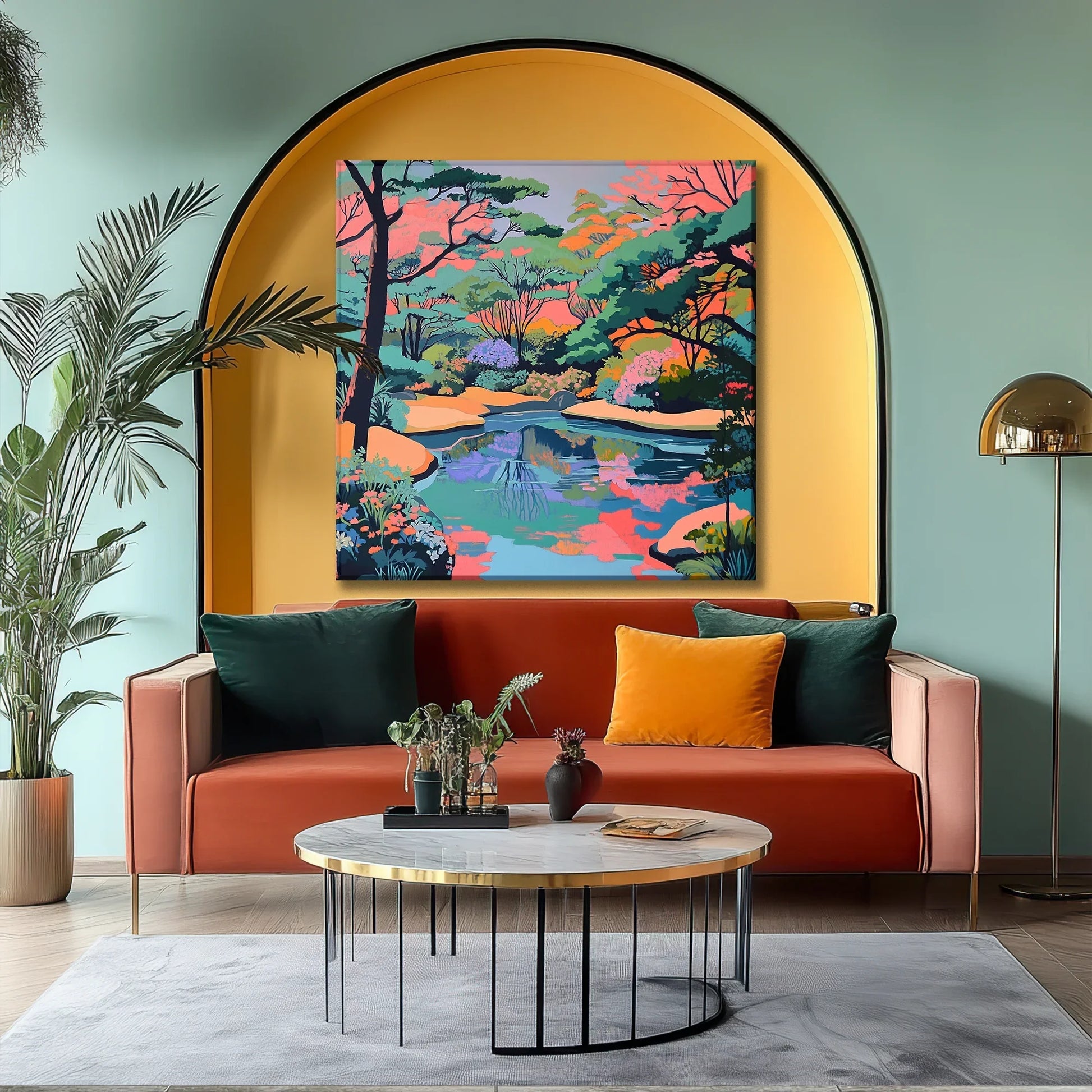 Lake of Colours Canvas Print Robussi