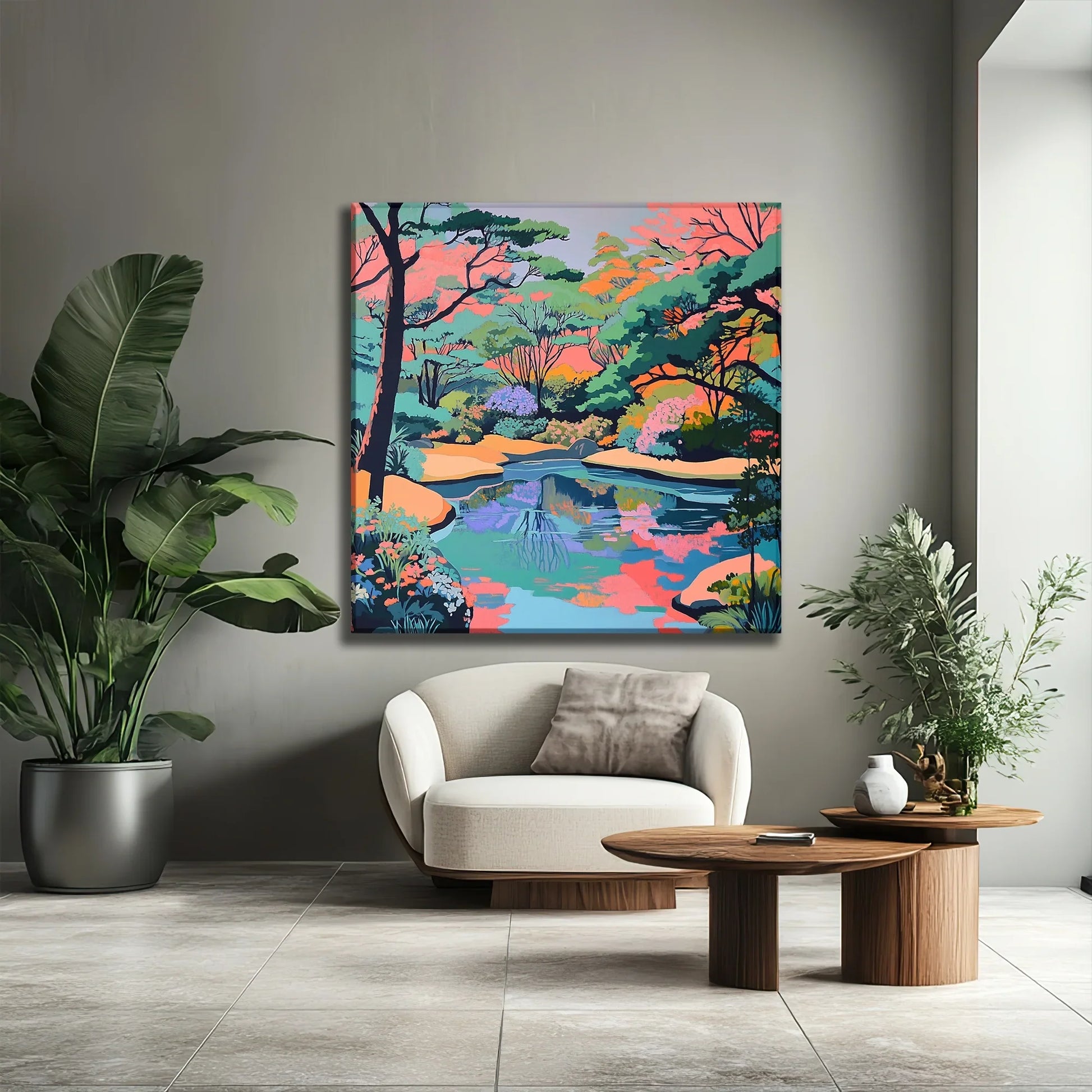 Lake of Colours Canvas Print Robussi