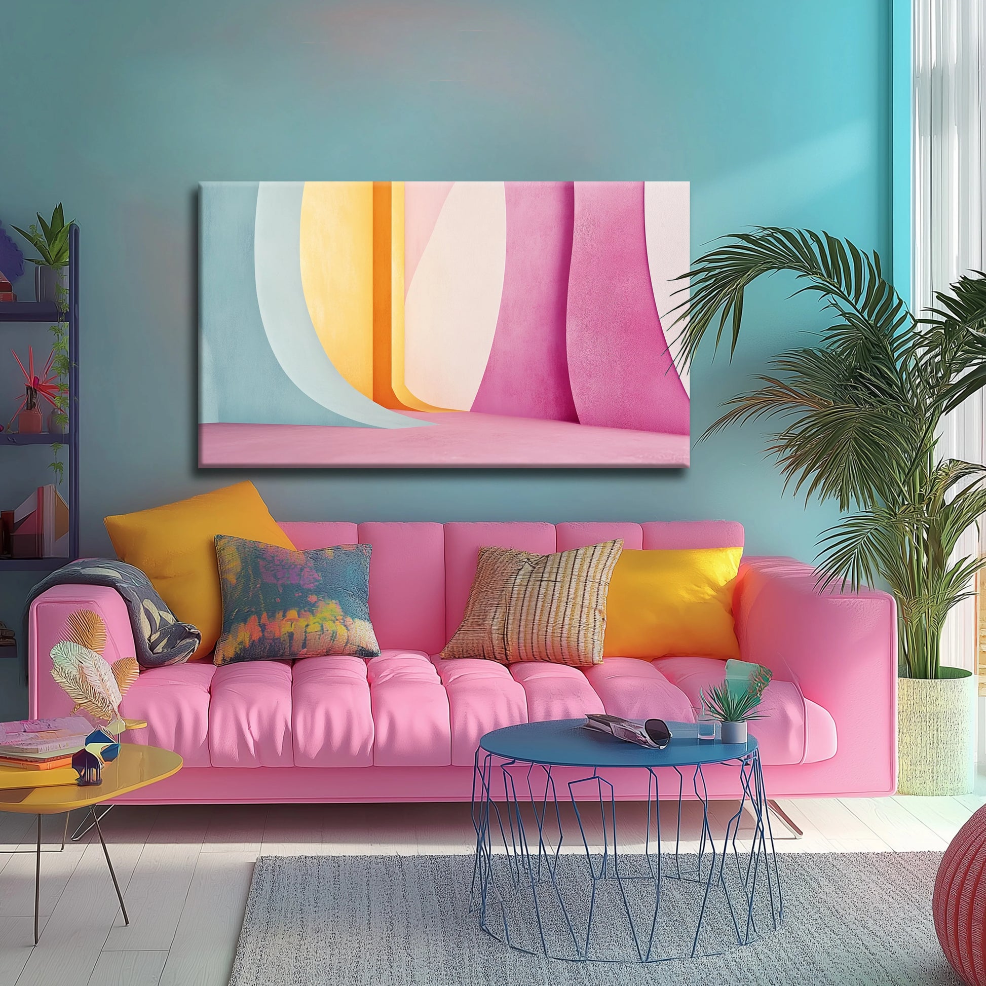 Layered Love Canvas Print Robussi