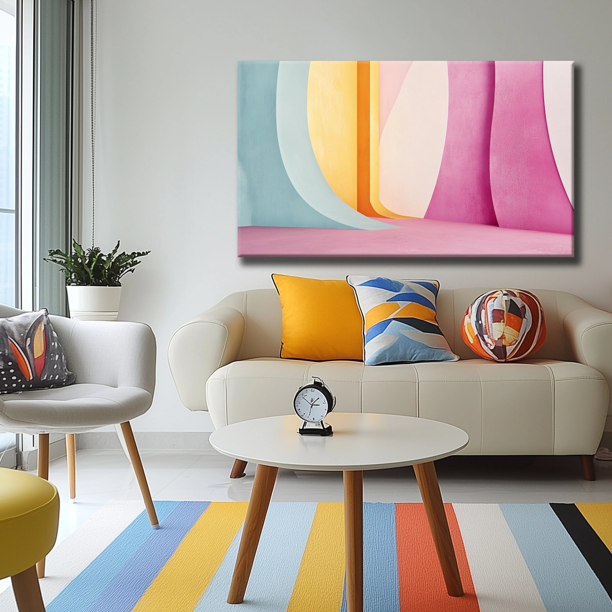 Layered Love Canvas Print Robussi