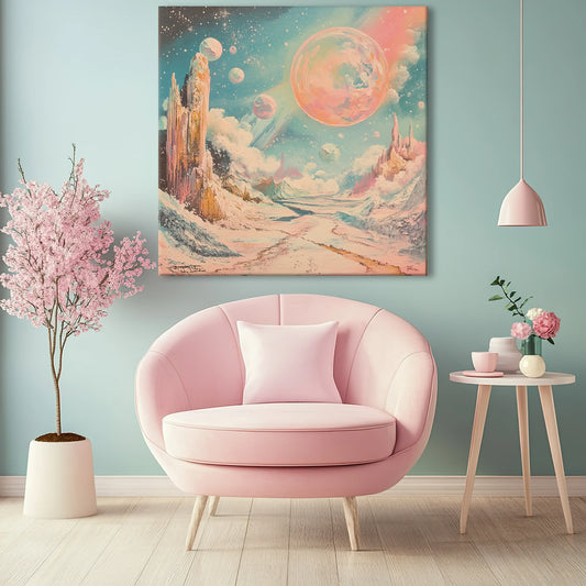 Light Globe Canvas Print Robussi