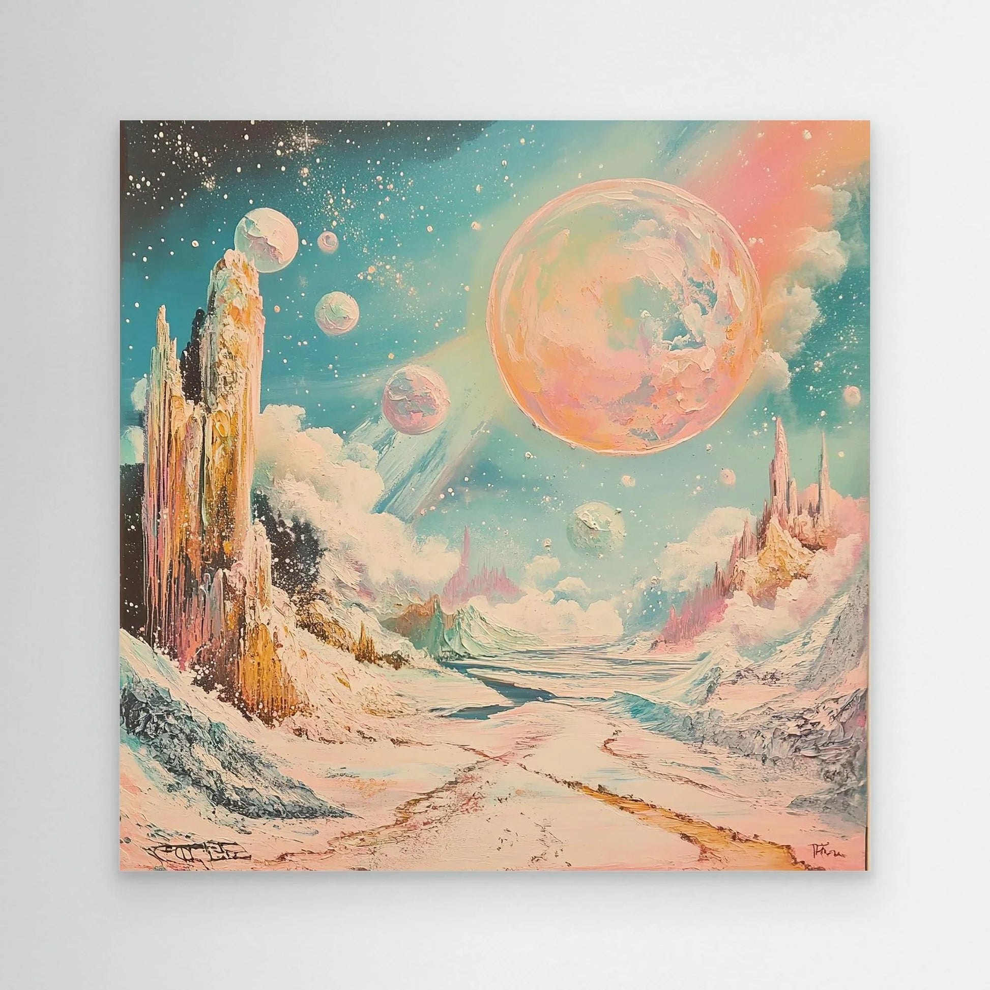 Light Globe Canvas Print Robussi