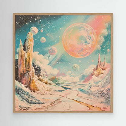 Light Globe Canvas Print Robussi