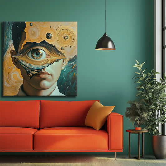 Look at Me Canvas Print Robussi