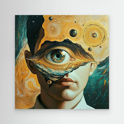 Look at Me Canvas Print Robussi