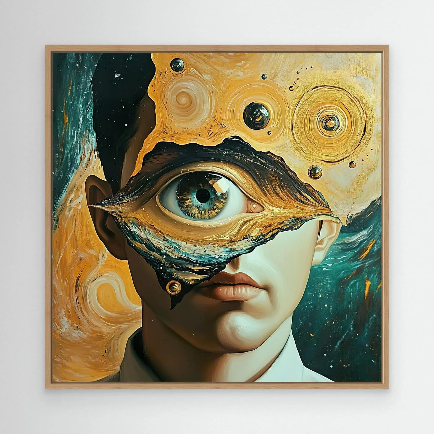 Look at Me Canvas Print Robussi