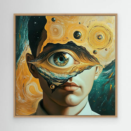 Look at Me Canvas Print Robussi