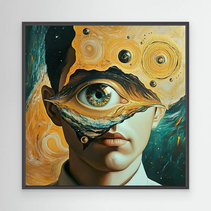 Look at Me Canvas Print Robussi