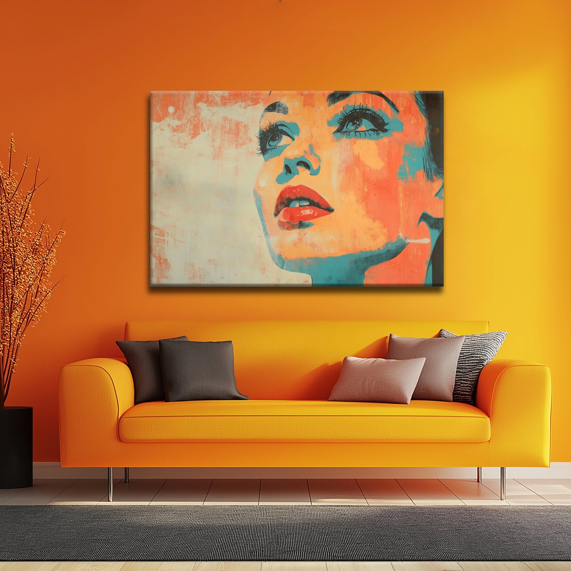 Look of Hope Canvas Print Robussi
