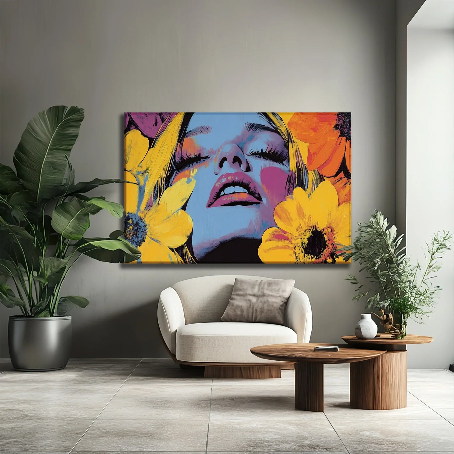 Lost in the Garden Canvas Print Robussi