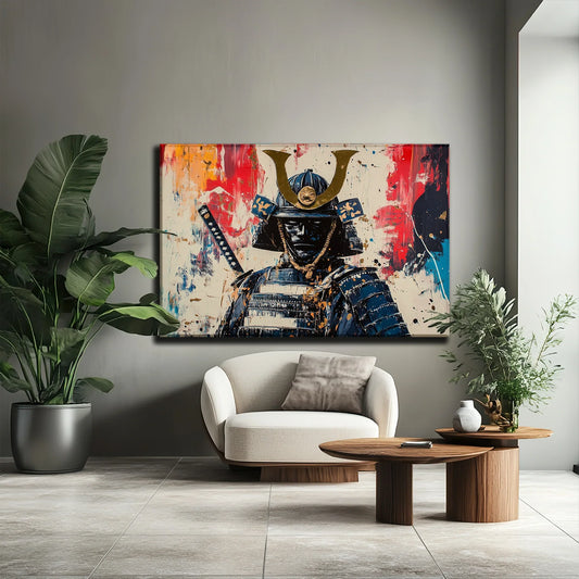 Masked Hunter Canvas Print Robussi