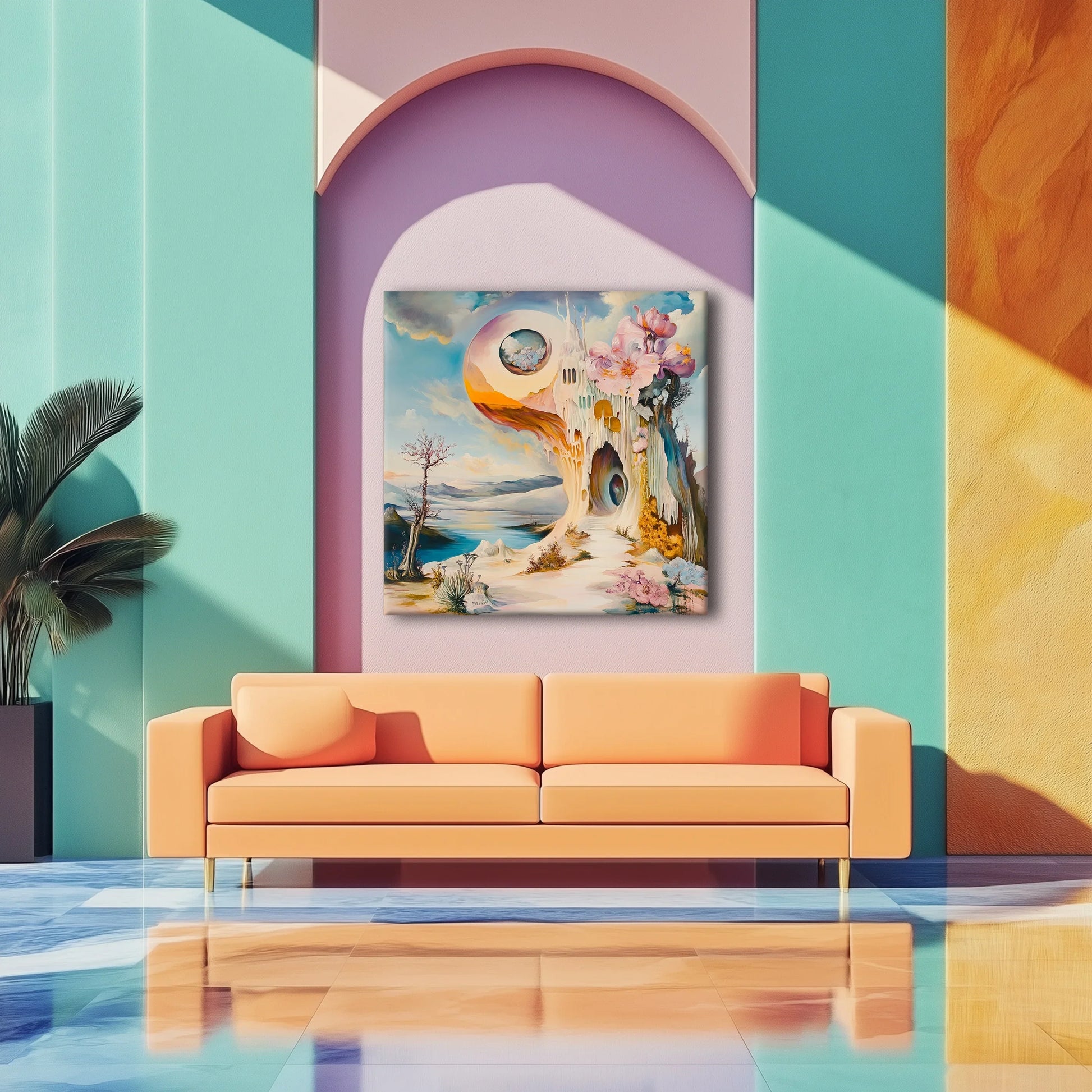 Melting Point Canvas Print Printumo