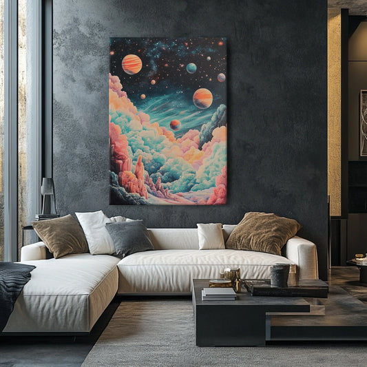 Middle of the Galaxy Canvas Print Robussi