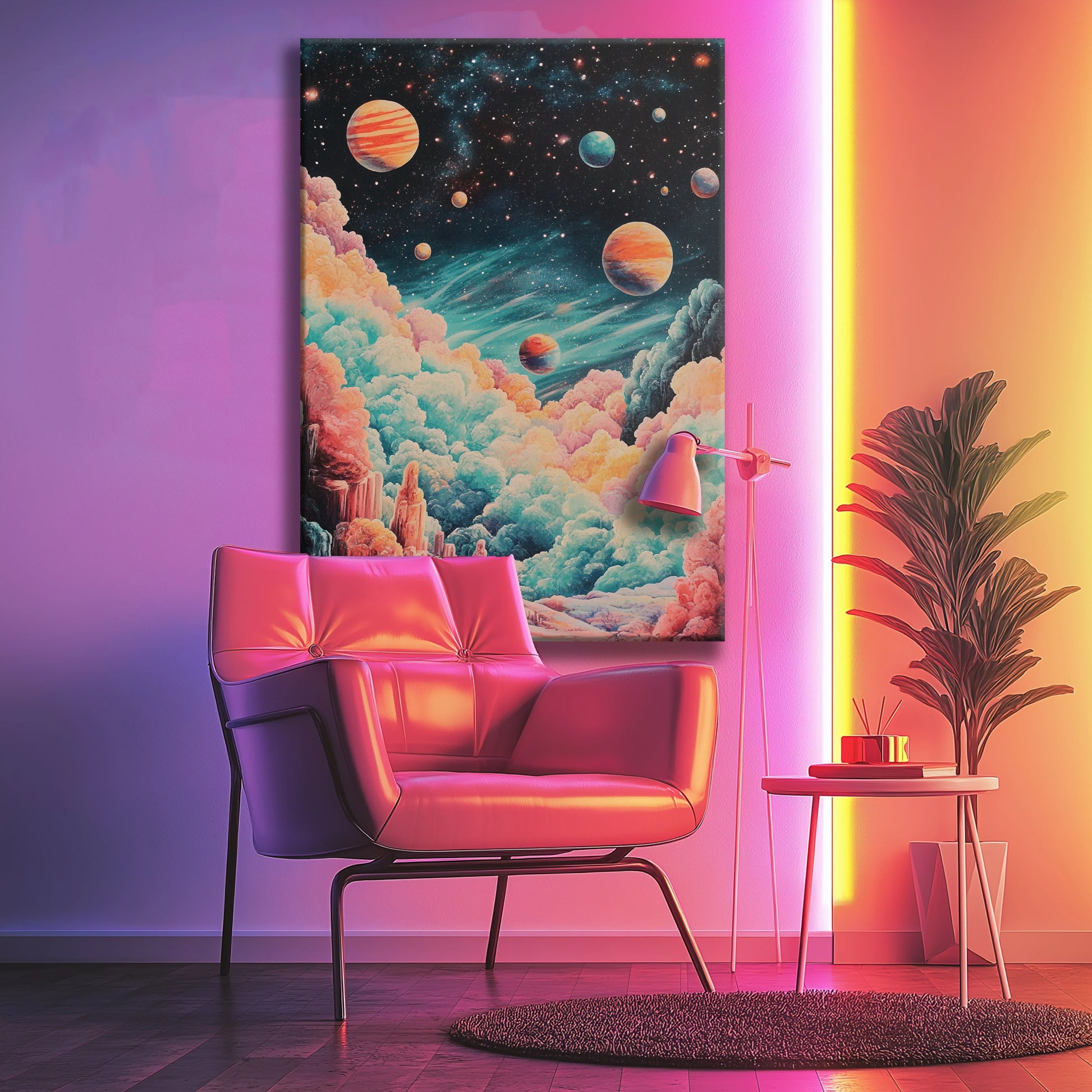 Middle of the Galaxy Canvas Print Robussi