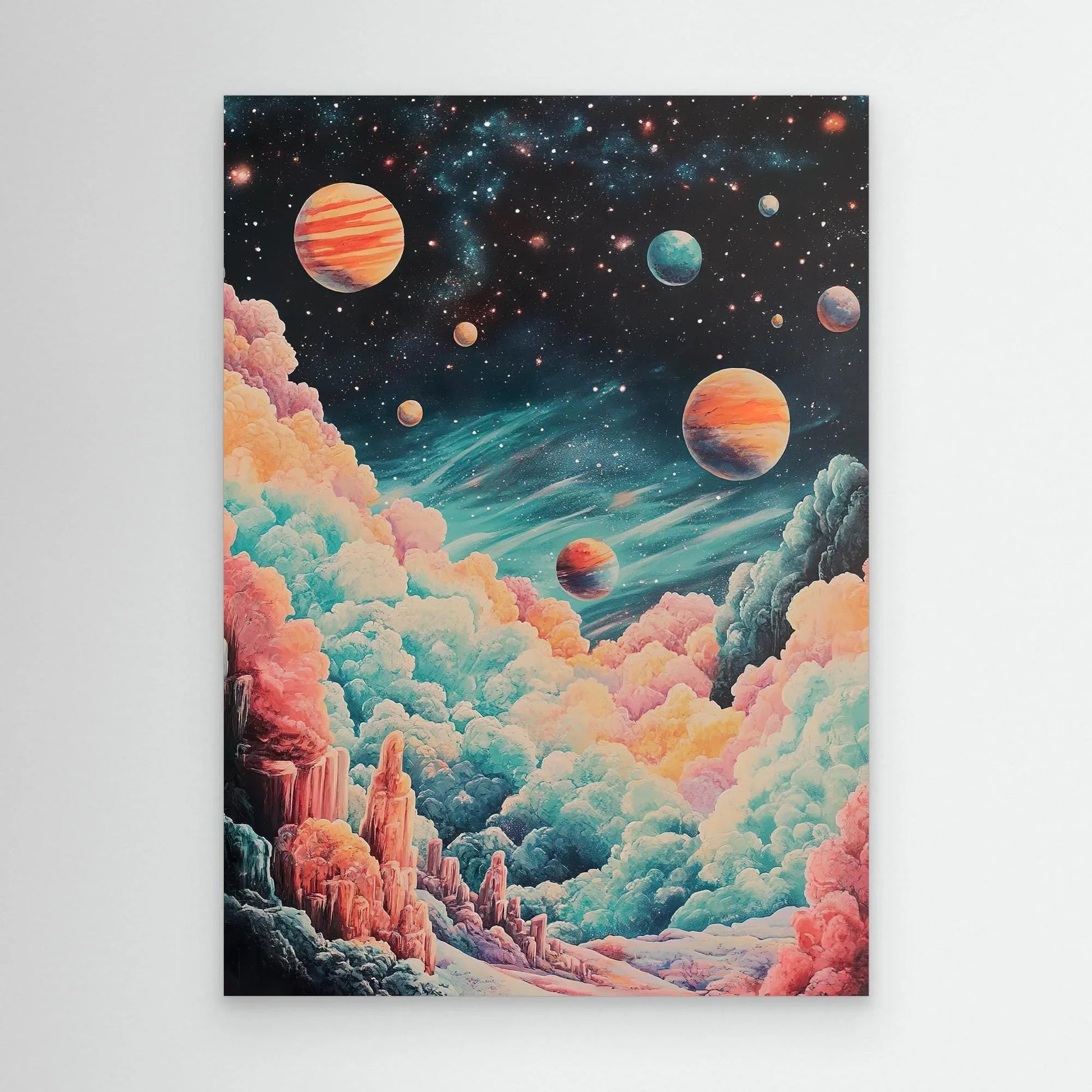 Middle of the Galaxy Canvas Print Robussi