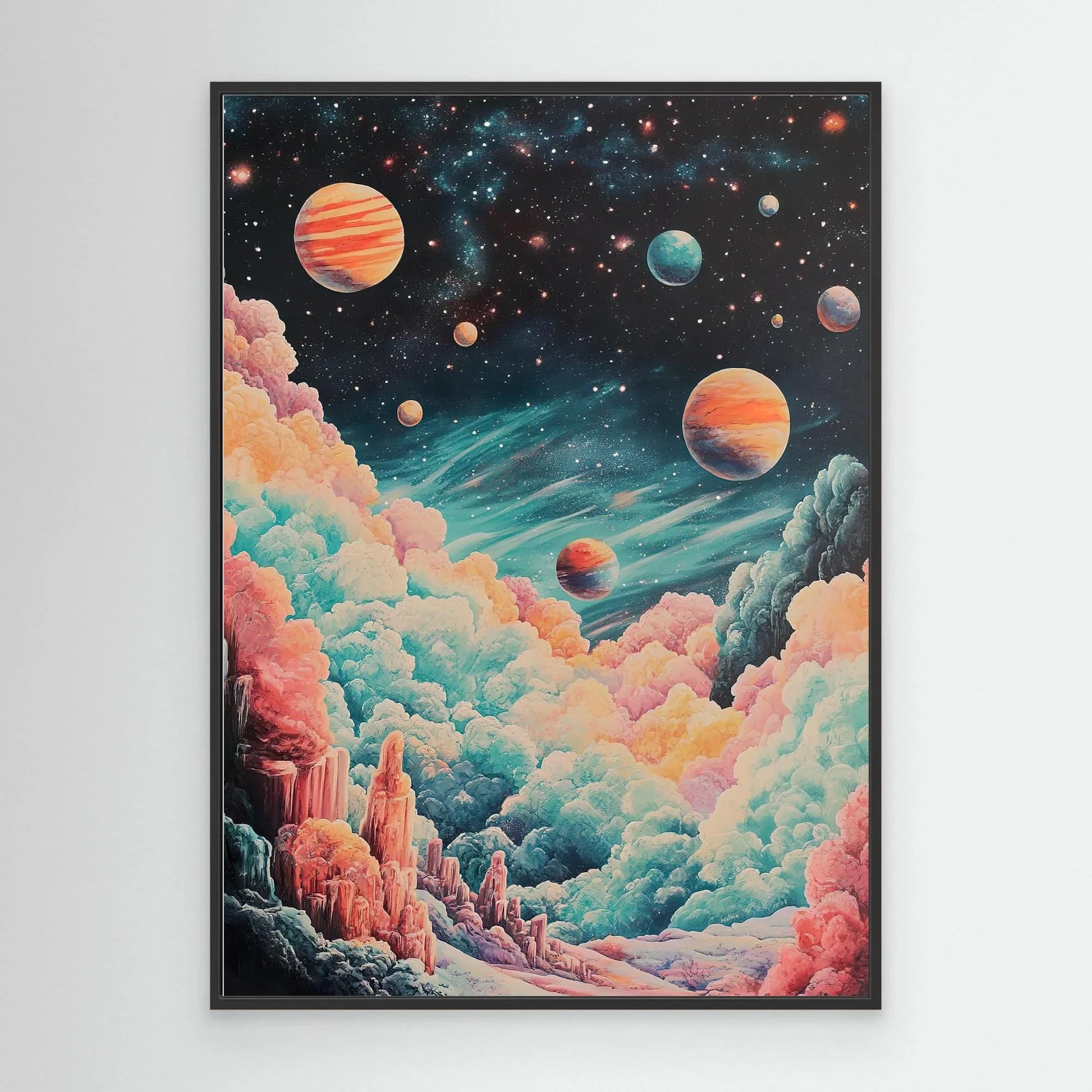 Middle of the Galaxy Canvas Print Robussi