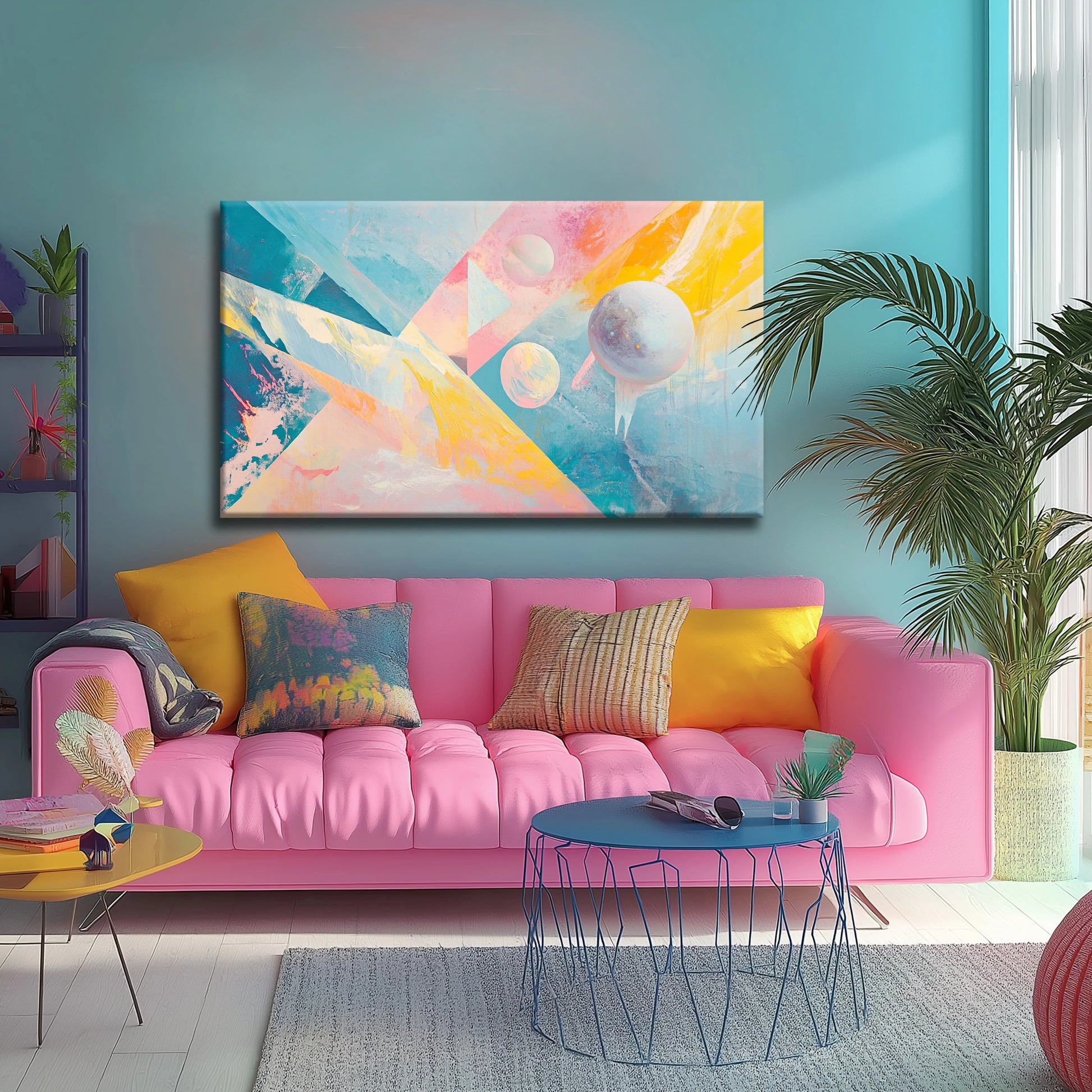 Mirror Galaxy Canvas Print Robussi