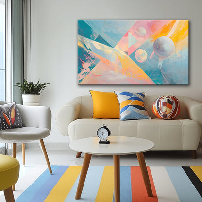 Mirror Galaxy Canvas Print Robussi