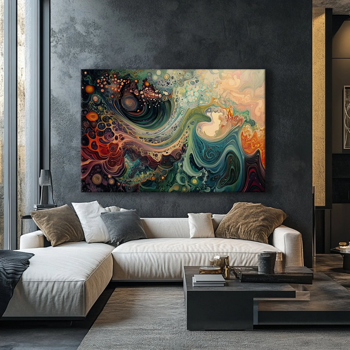 Mixed Feelings Canvas Print Robussi