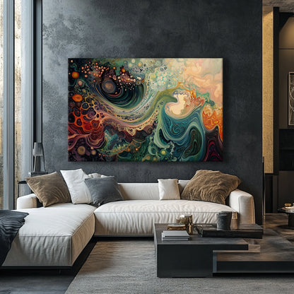 Mixed Feelings Canvas Print Robussi
