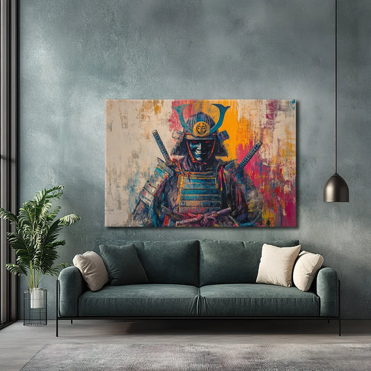 Modern Ninja Canvas Print Robussi