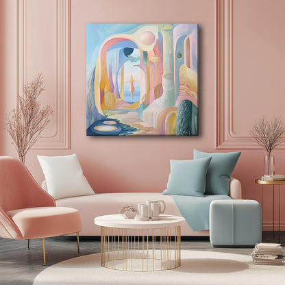Neighbouring Planet Canvas Print Robussi
