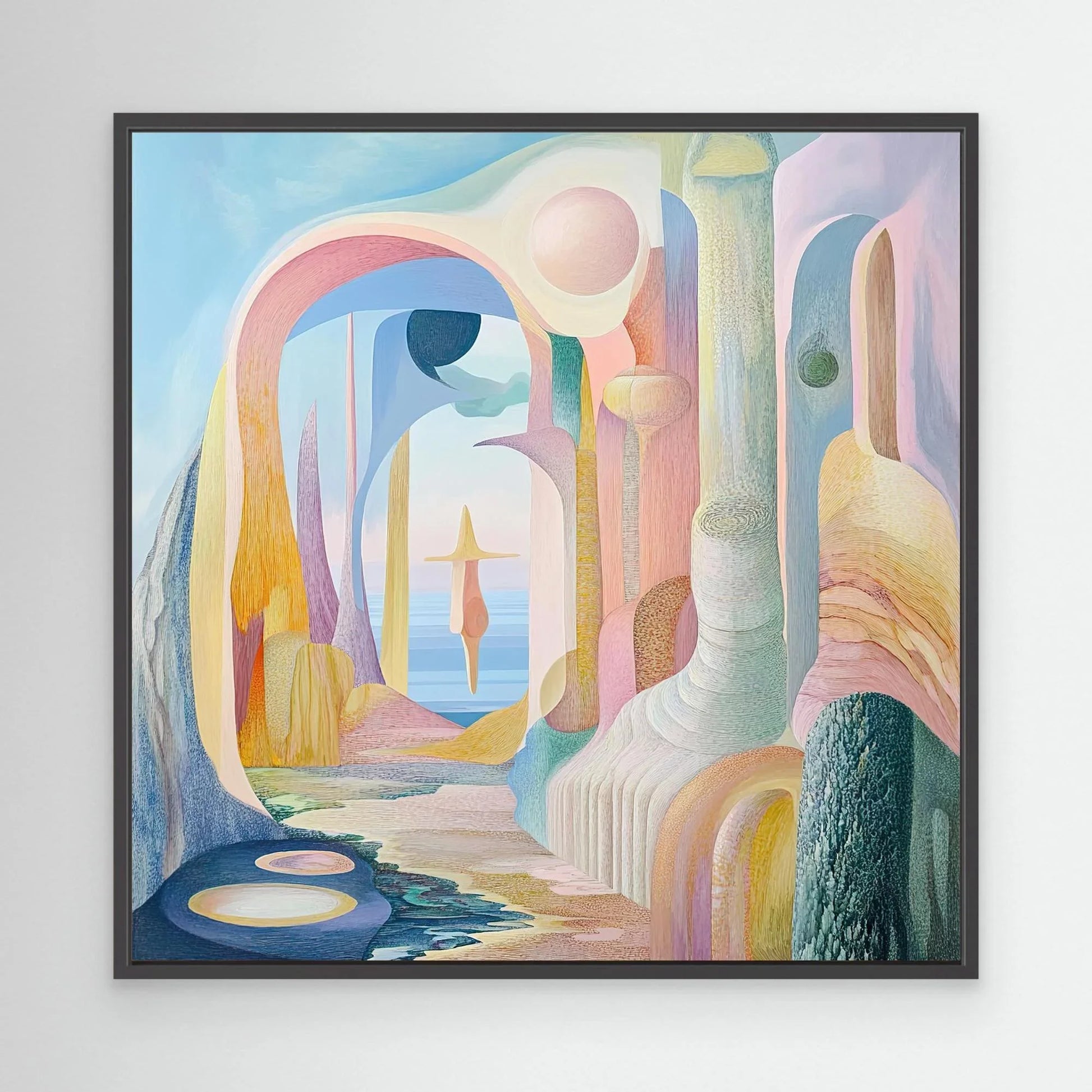 Neighbouring Planet Canvas Print Robussi