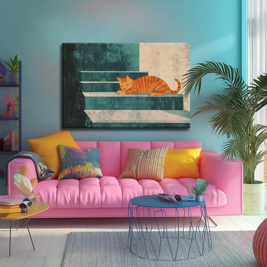 Orange and Innocent Canvas Print Robussi