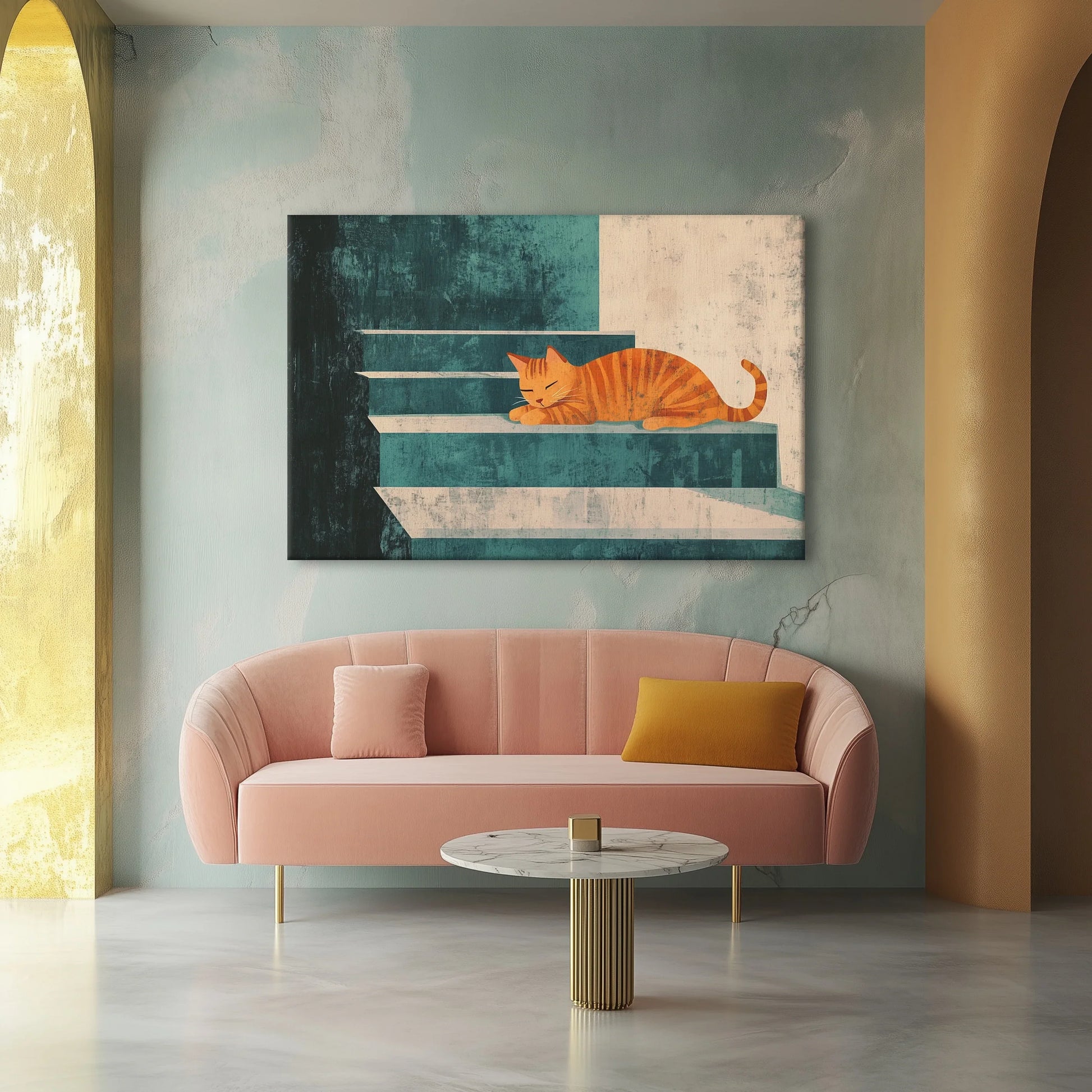 Orange and Innocent Canvas Print Robussi