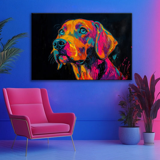 Paint it Bright Canvas Print Robussi