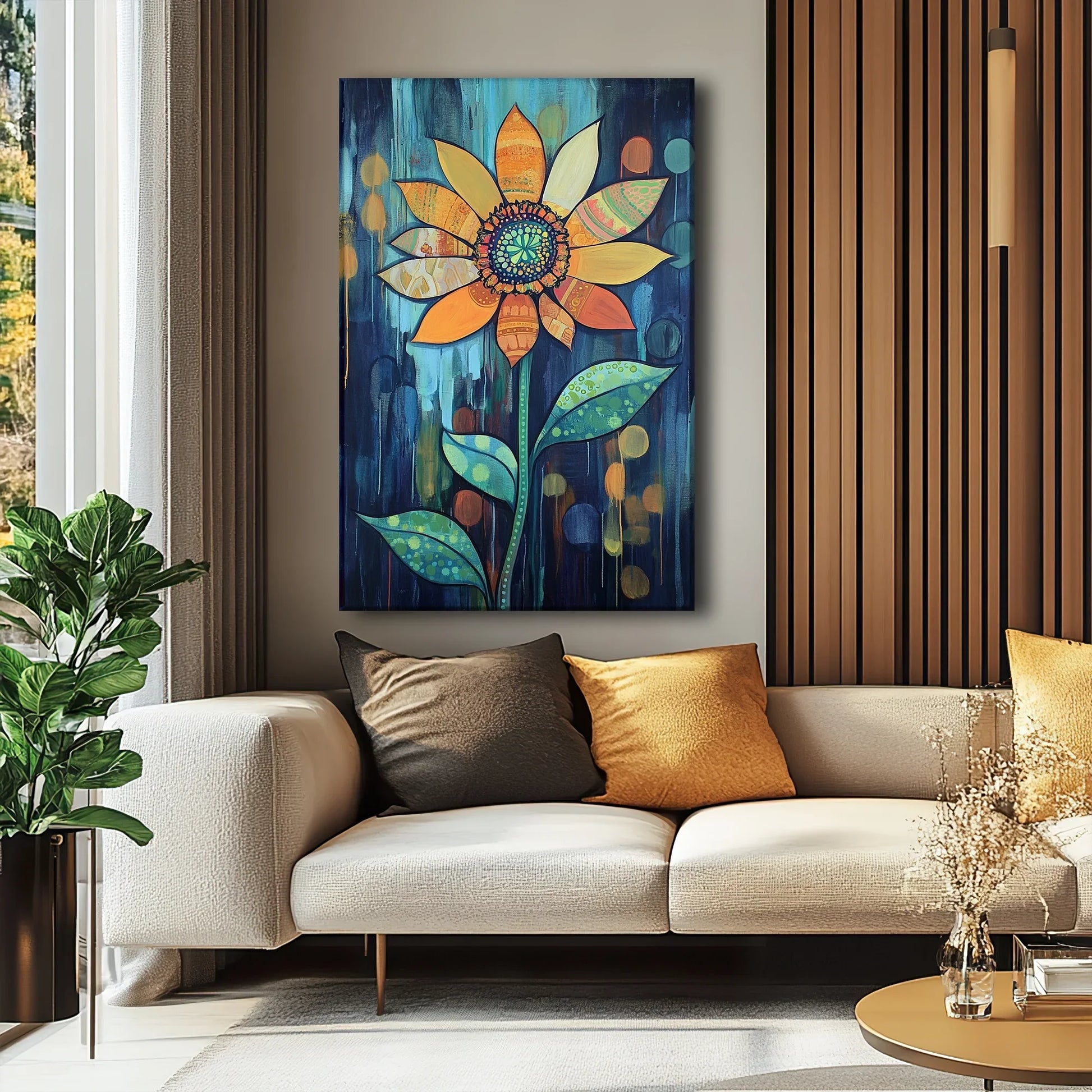 Peacful Blossom Canvas Print Robussi