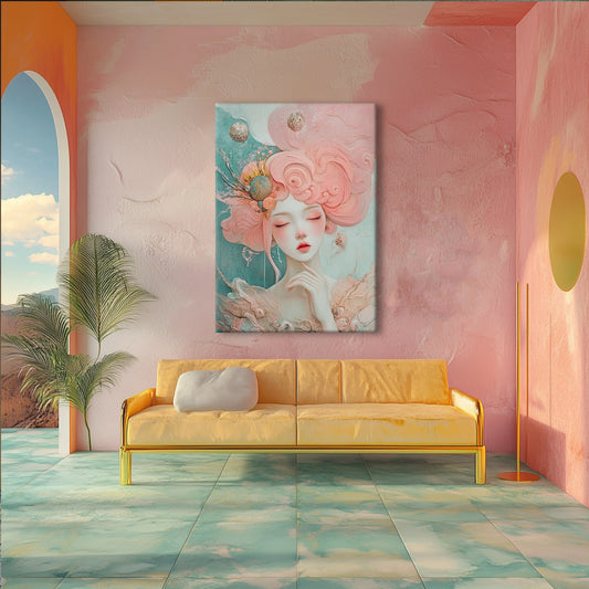 Pink Innocence Canvas Print Robussi