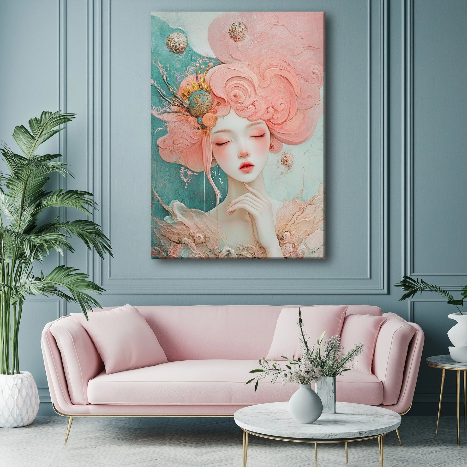 Pink Innocence Canvas Print Robussi