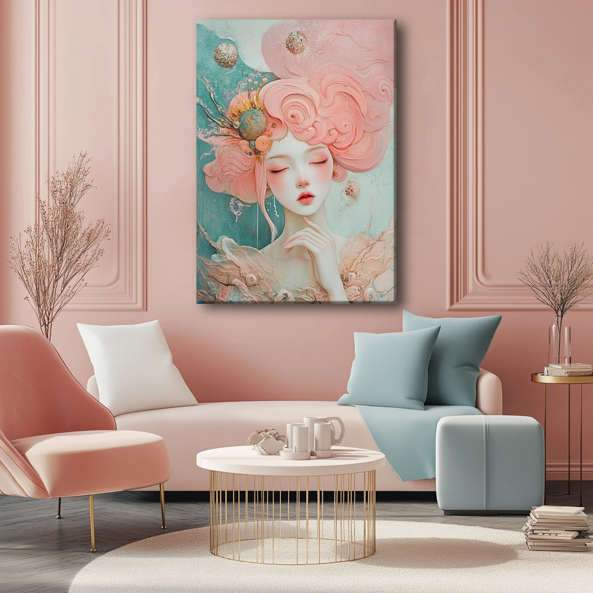 Pink Innocence Canvas Print Robussi