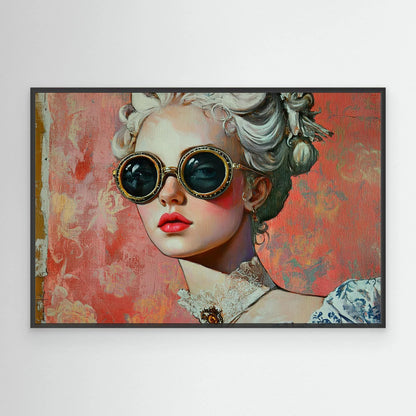 Pink Pilot Canvas Print Robussi