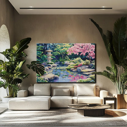 Pink Tree Canvas Print Robussi
