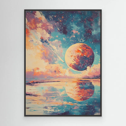 Planet Impact Canvas Print Robussi