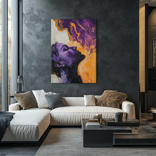Purple Seduction Canvas Print Robussi