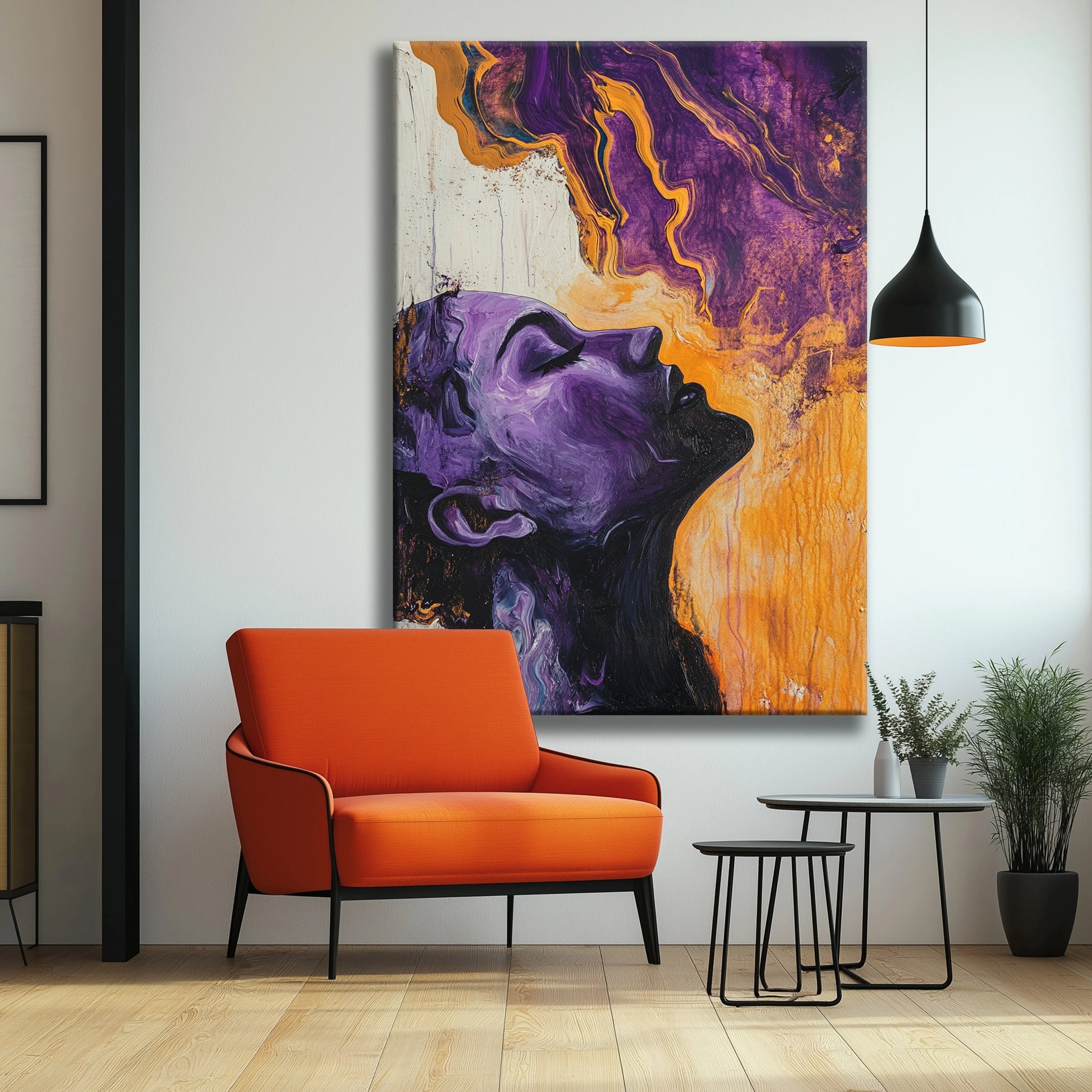 Purple Seduction Canvas Print Robussi