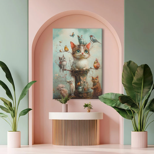 Queen of the Block Canvas Print Robussi