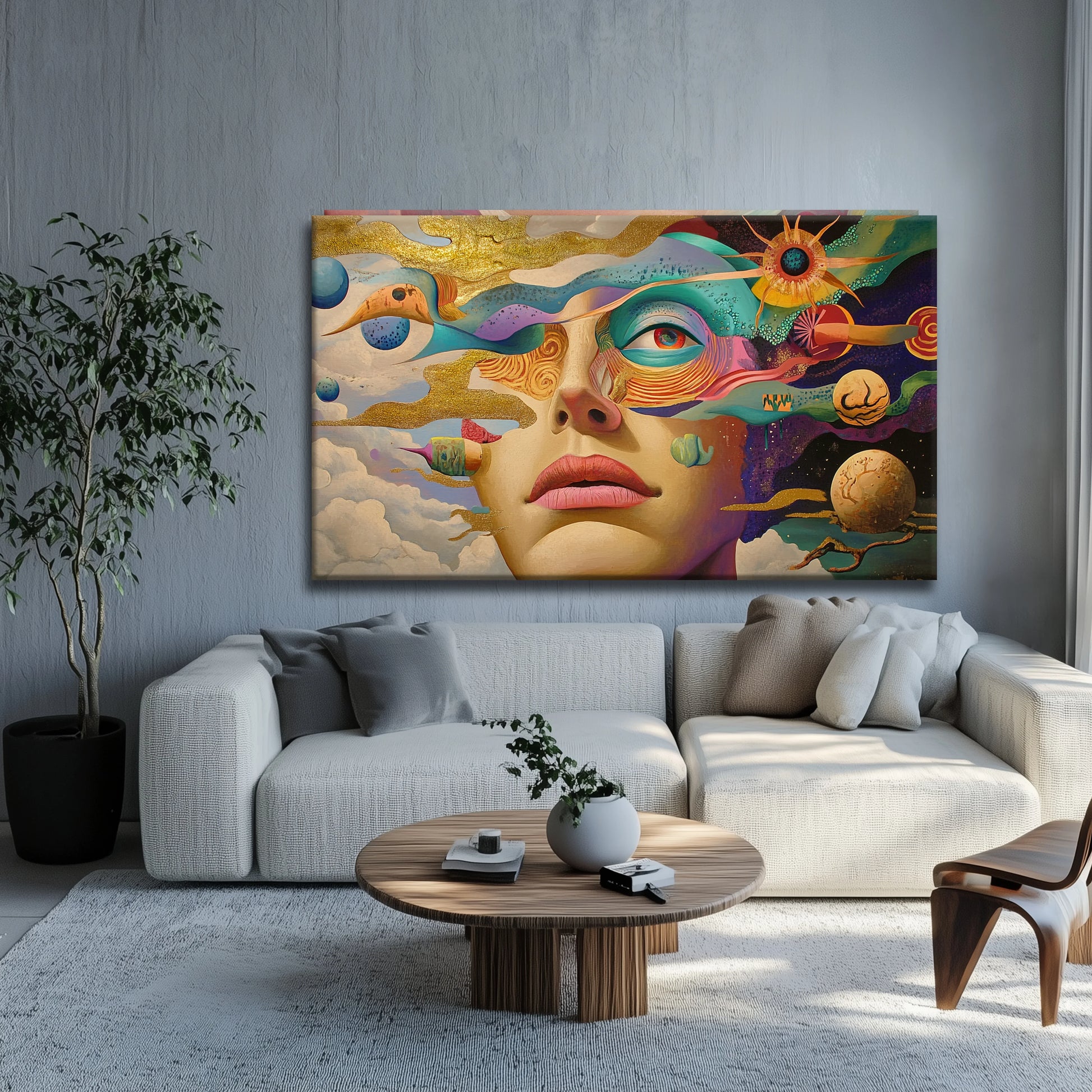 Queen of the Universe Canvas Print Robussi