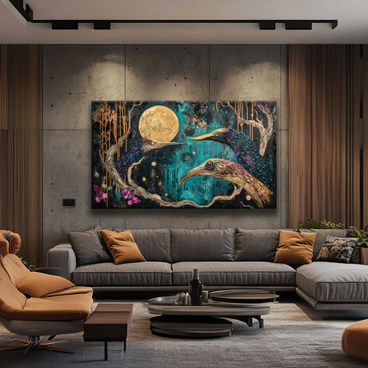 Scary Night Canvas Print Robussi