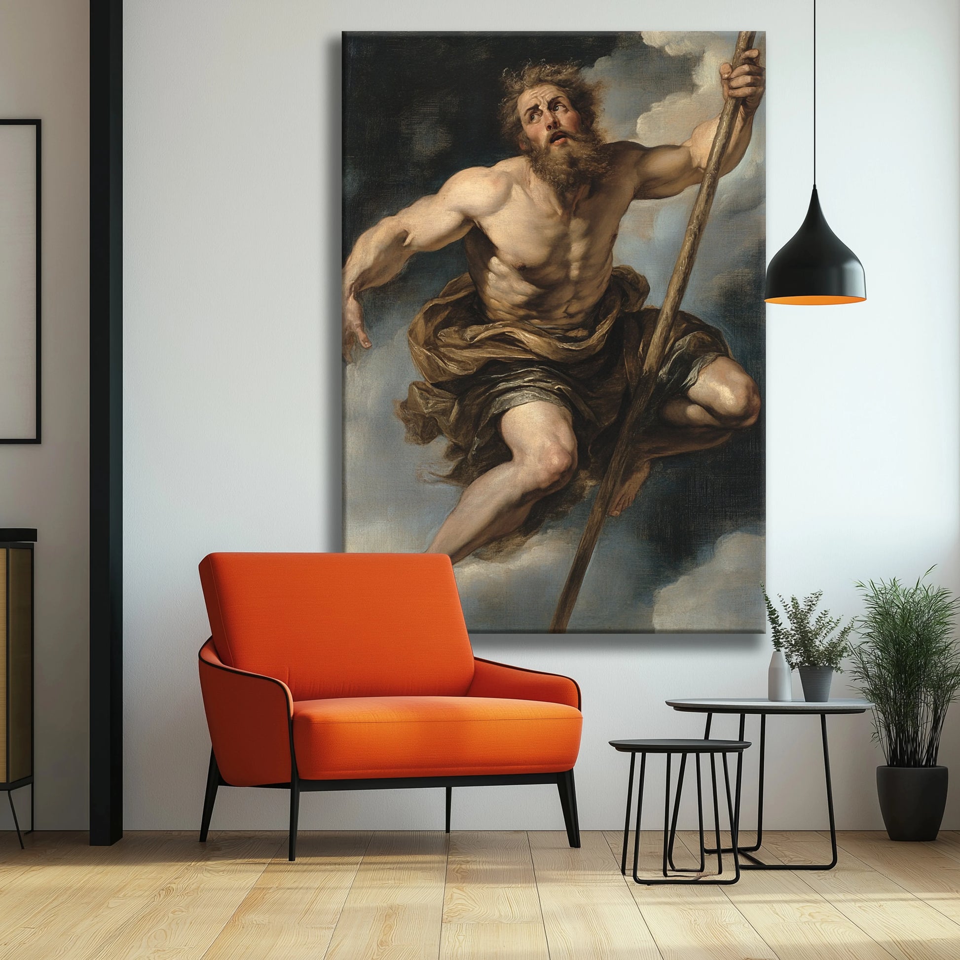 Shocked God Canvas Print Printumo