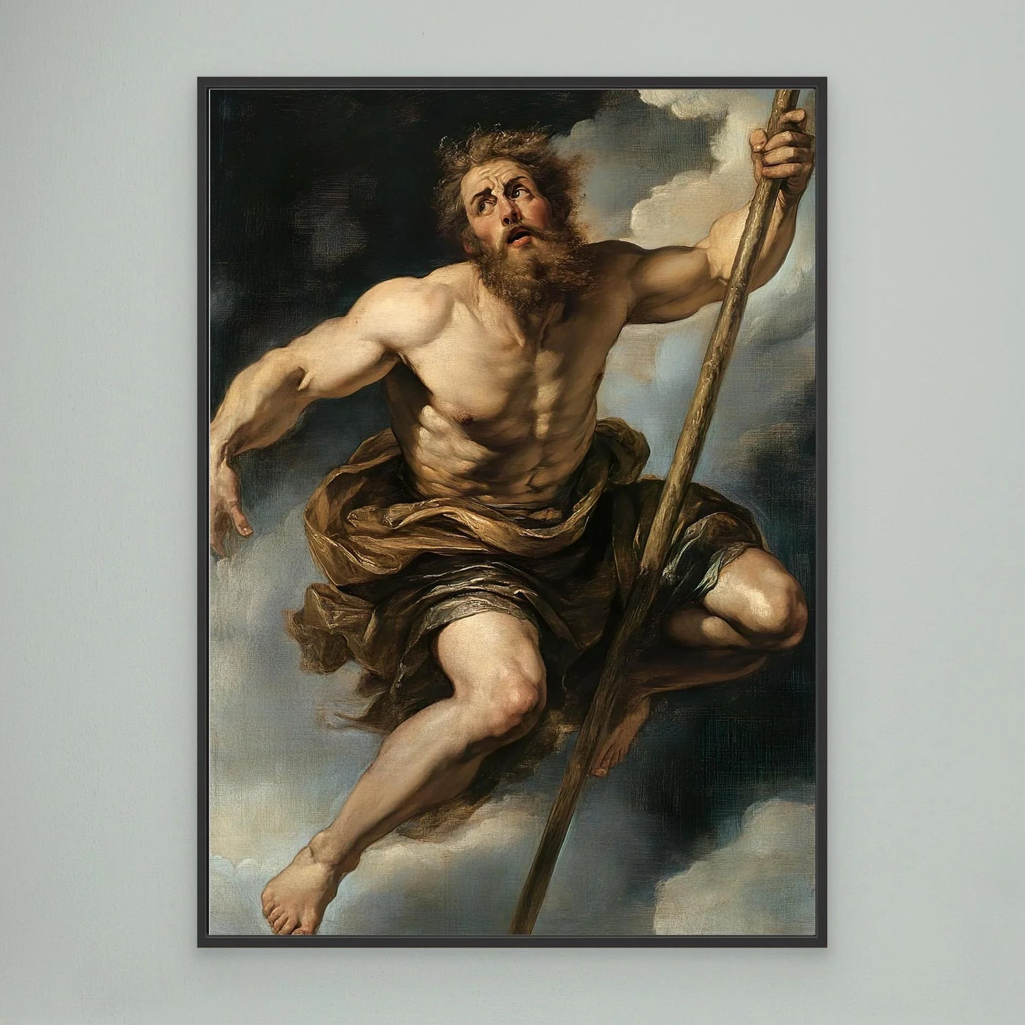 Shocked God Canvas Print Printumo