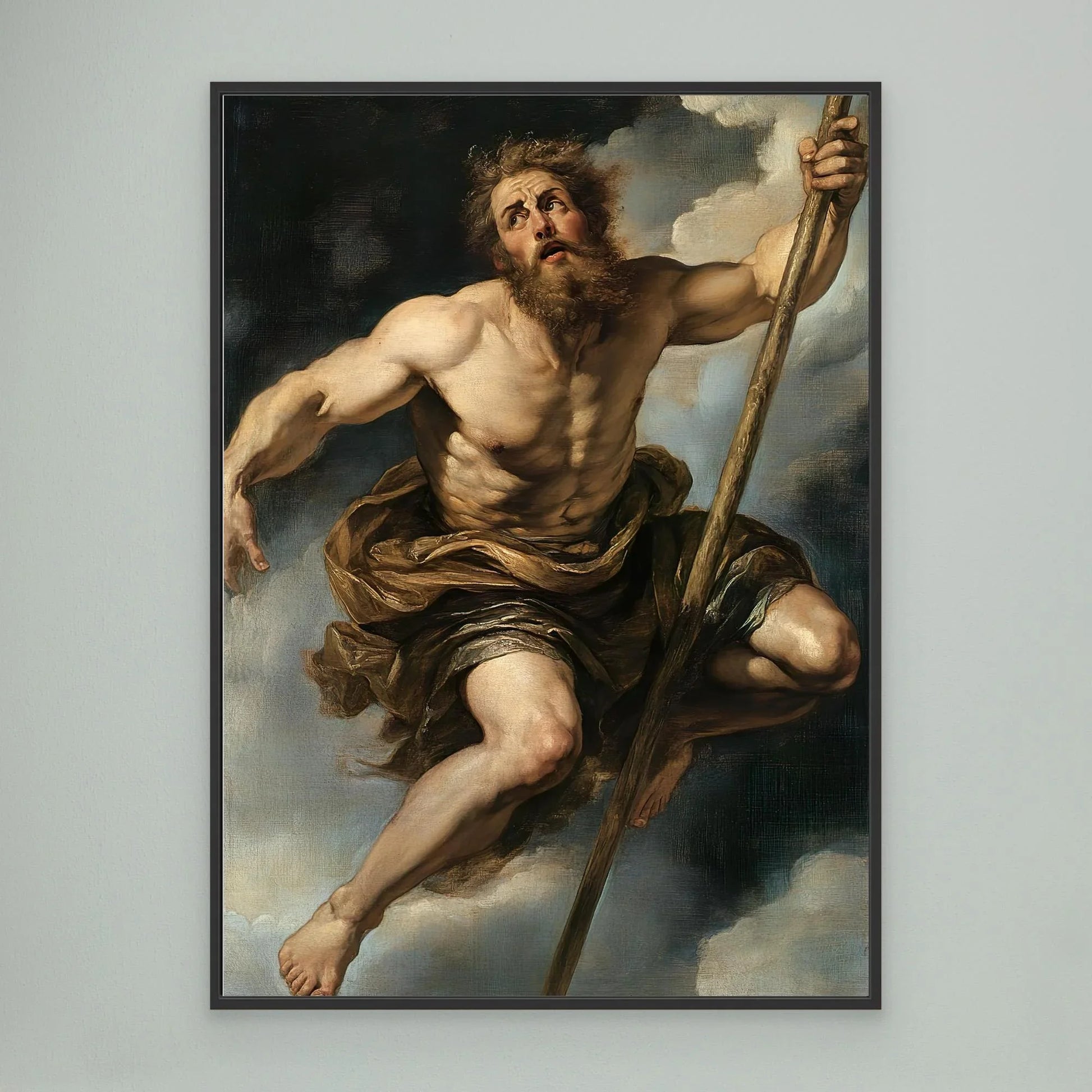 Shocked God Canvas Print Printumo