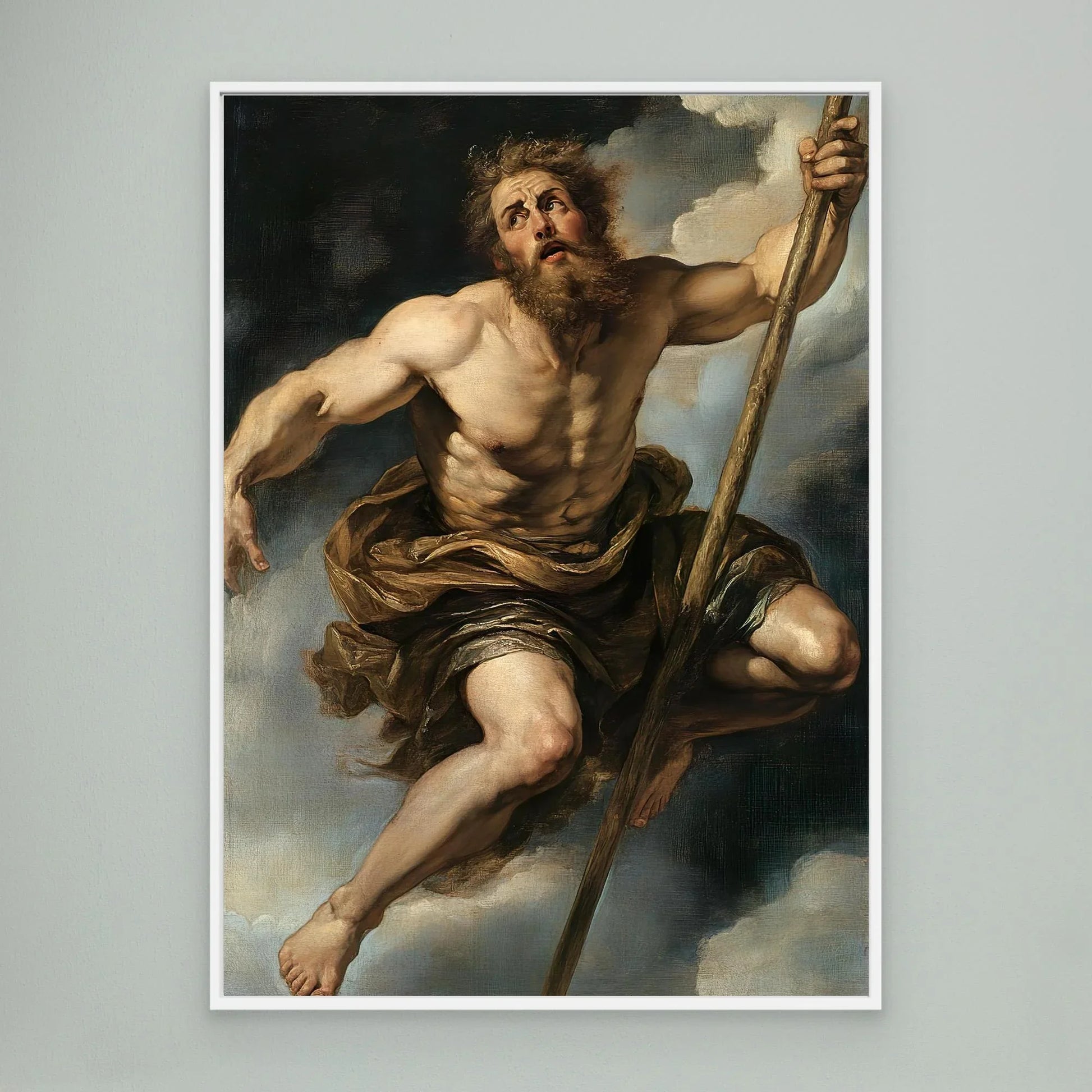 Shocked God Canvas Print Printumo