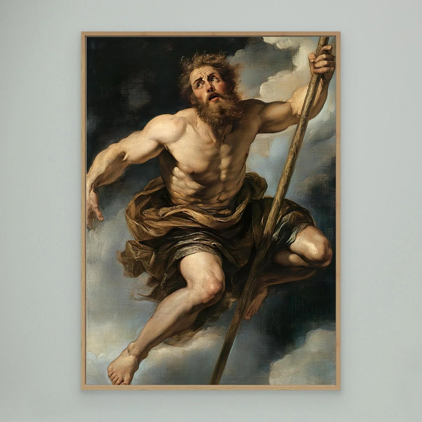 Shocked God Canvas Print Printumo